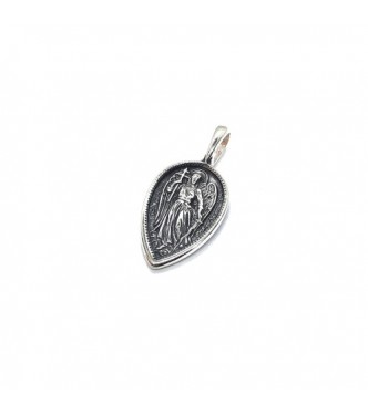 PE001585 Sterling Silver Pendant Archangel Michael Genuine Solid Hallmarked 925 Handmade